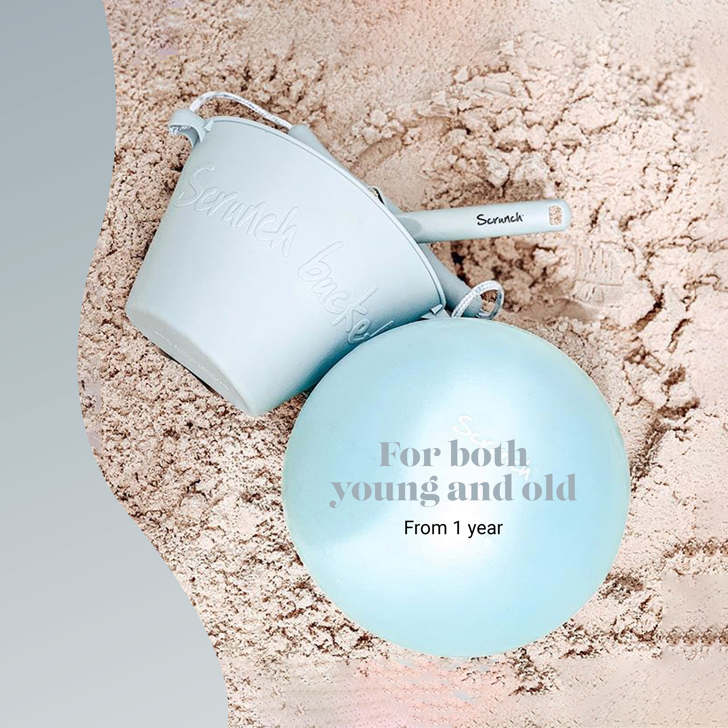 DAM Scrunch Bucket | Duck Egg Blue