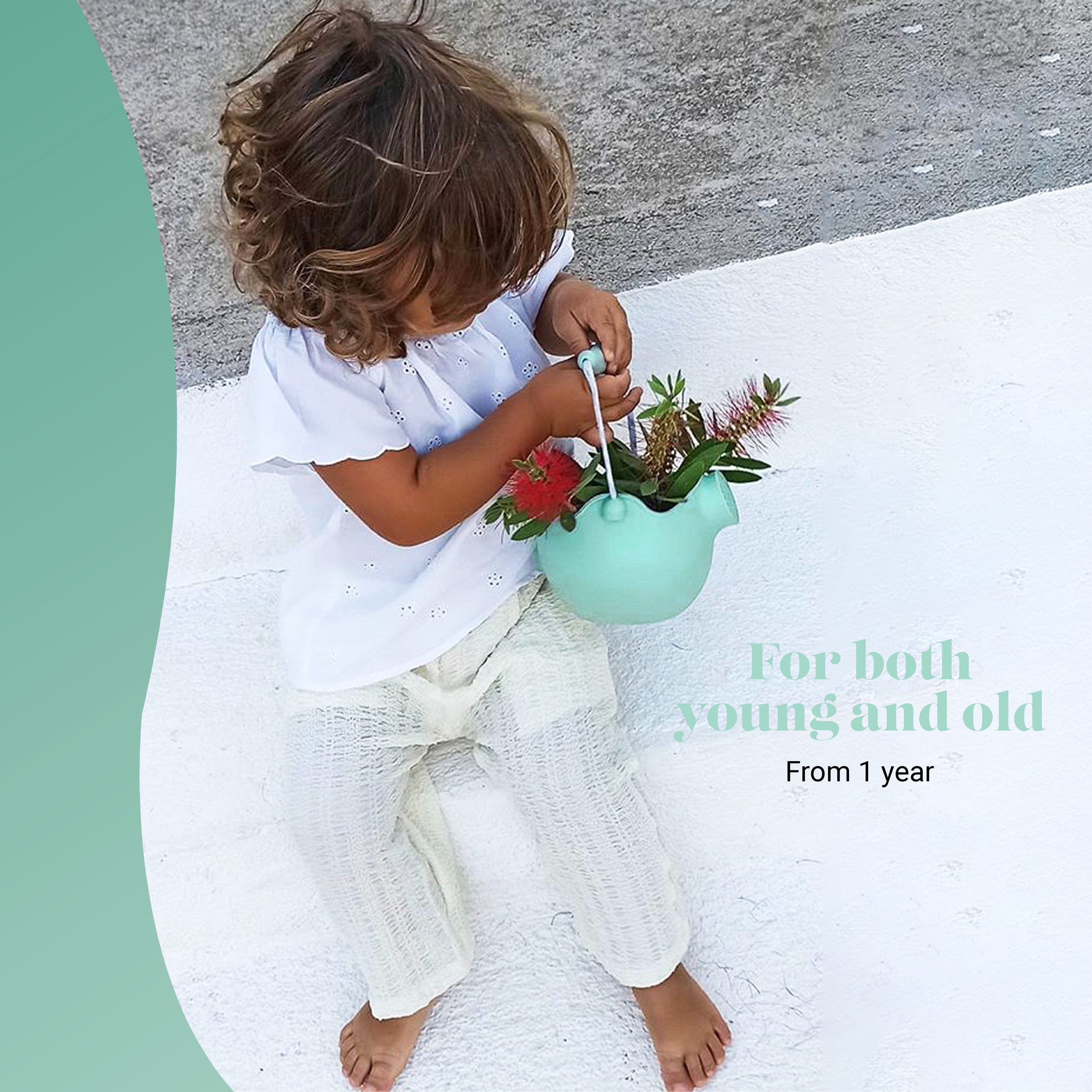 DAM Scrunch Watering Can | Mint