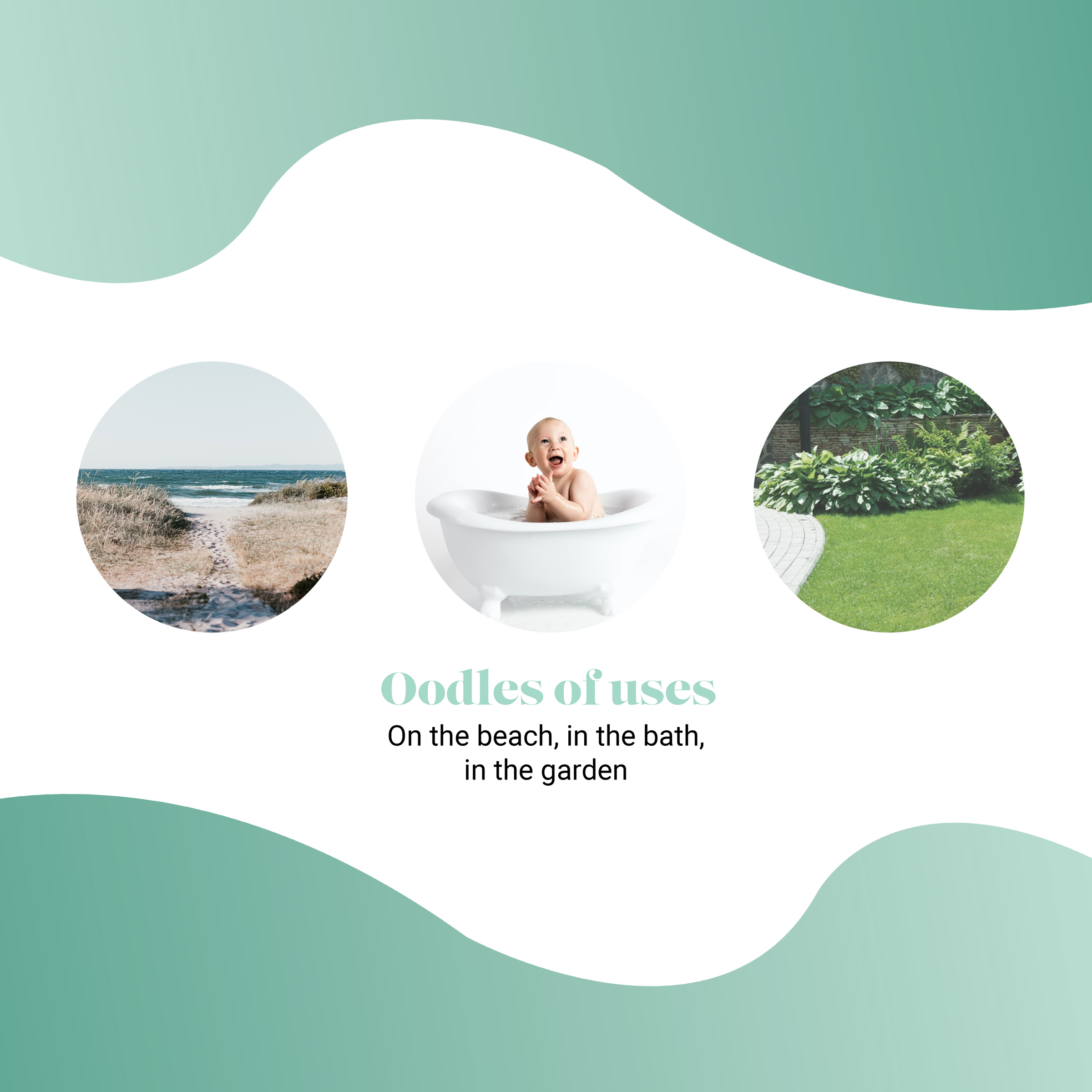 DAM Scrunch Sand Moulds | Mint