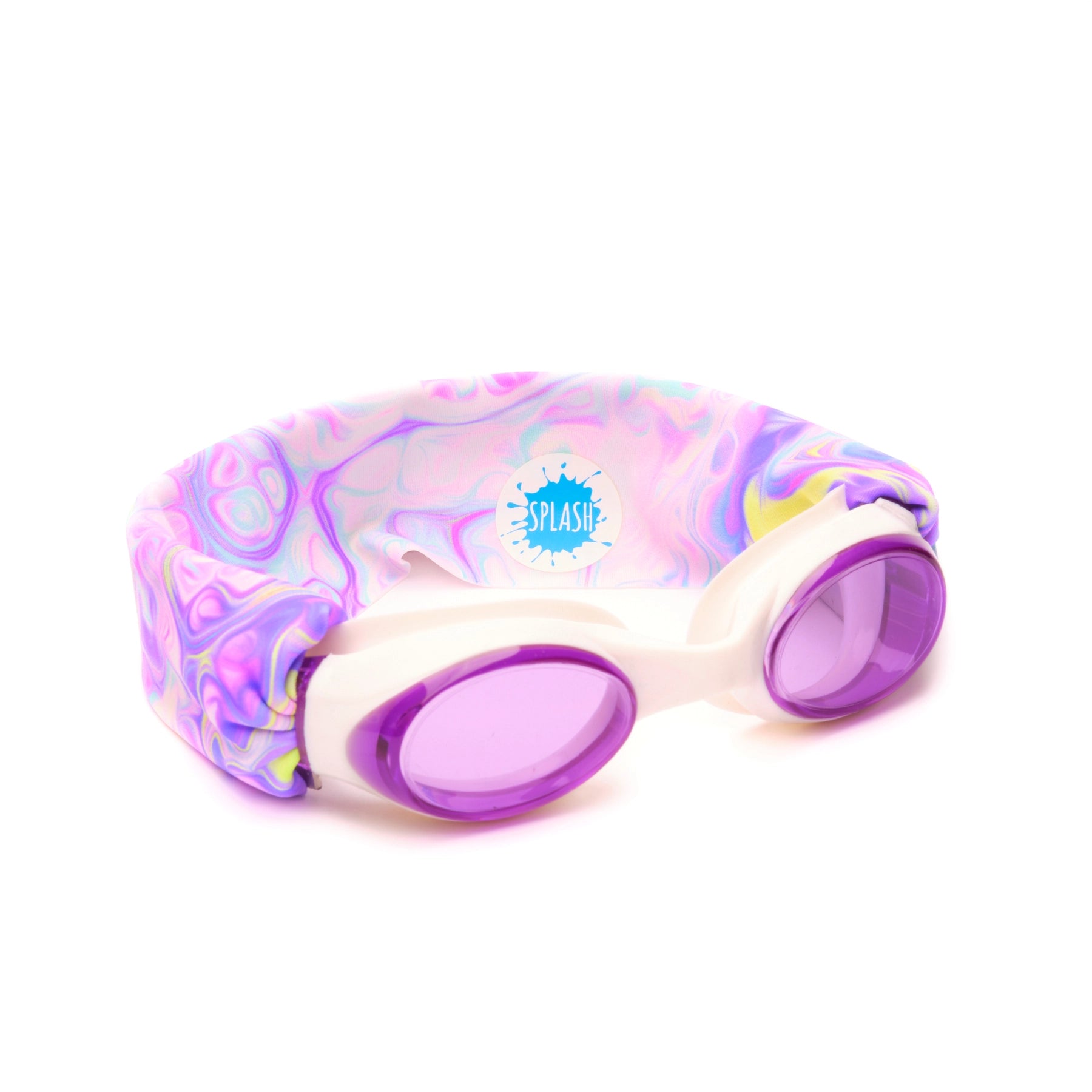 Splash Place Swim Goggles Pastel Swirl