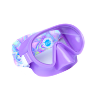 Splash Place Pastel Swirl Swim Mask