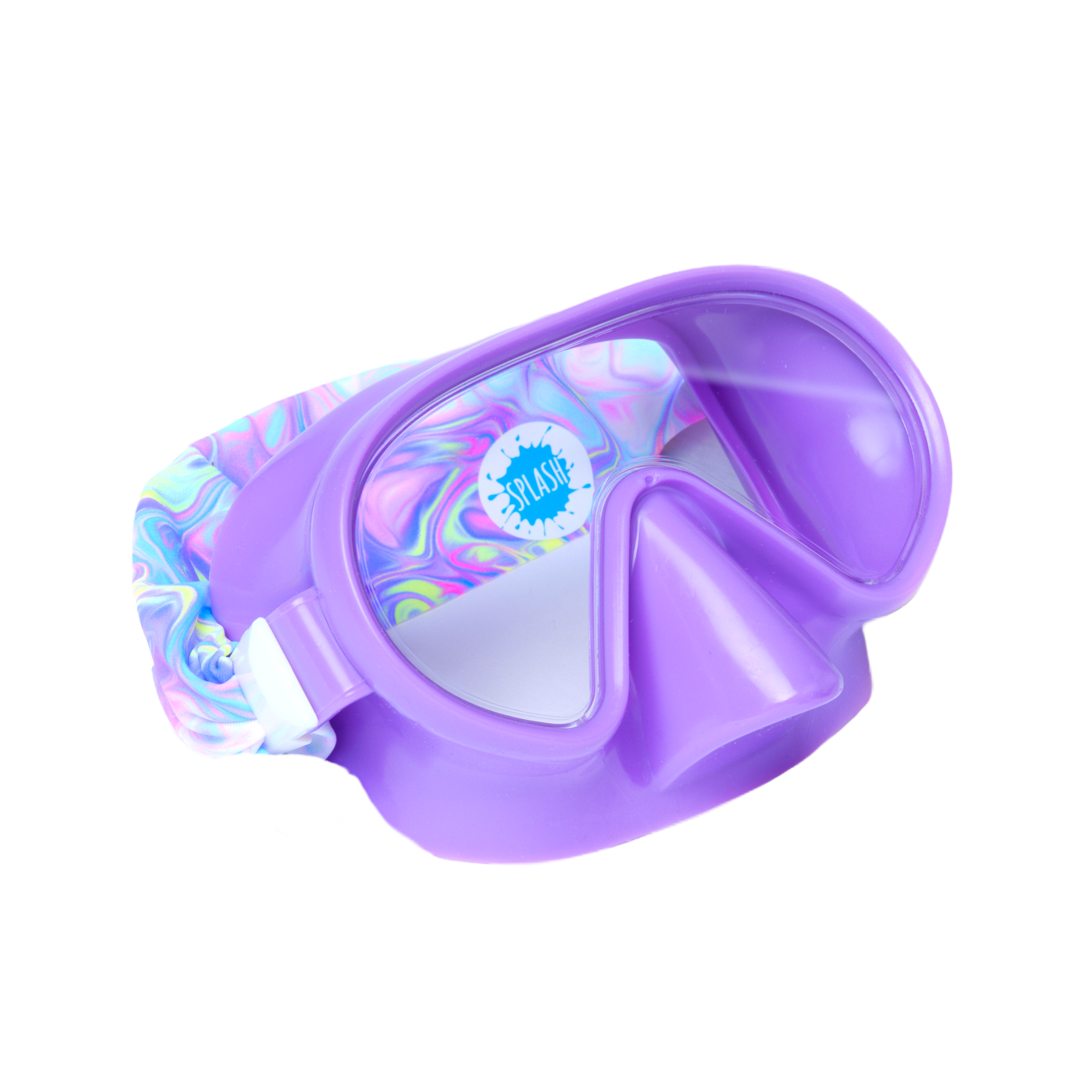 Splash Place Pastel Swirl Swim Mask