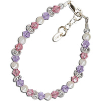 Cherished Moments Natalee Sterling Silver Multi-Color Baby & Kids Bracelet