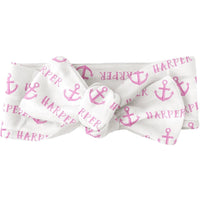 Sugar + Maple Personalized Bow | Anchor