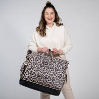 Itzy Ritzy Dream Weekender Leopard Diaper Bag