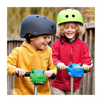 Micro Kickboard-Scooter Heads Green Dino