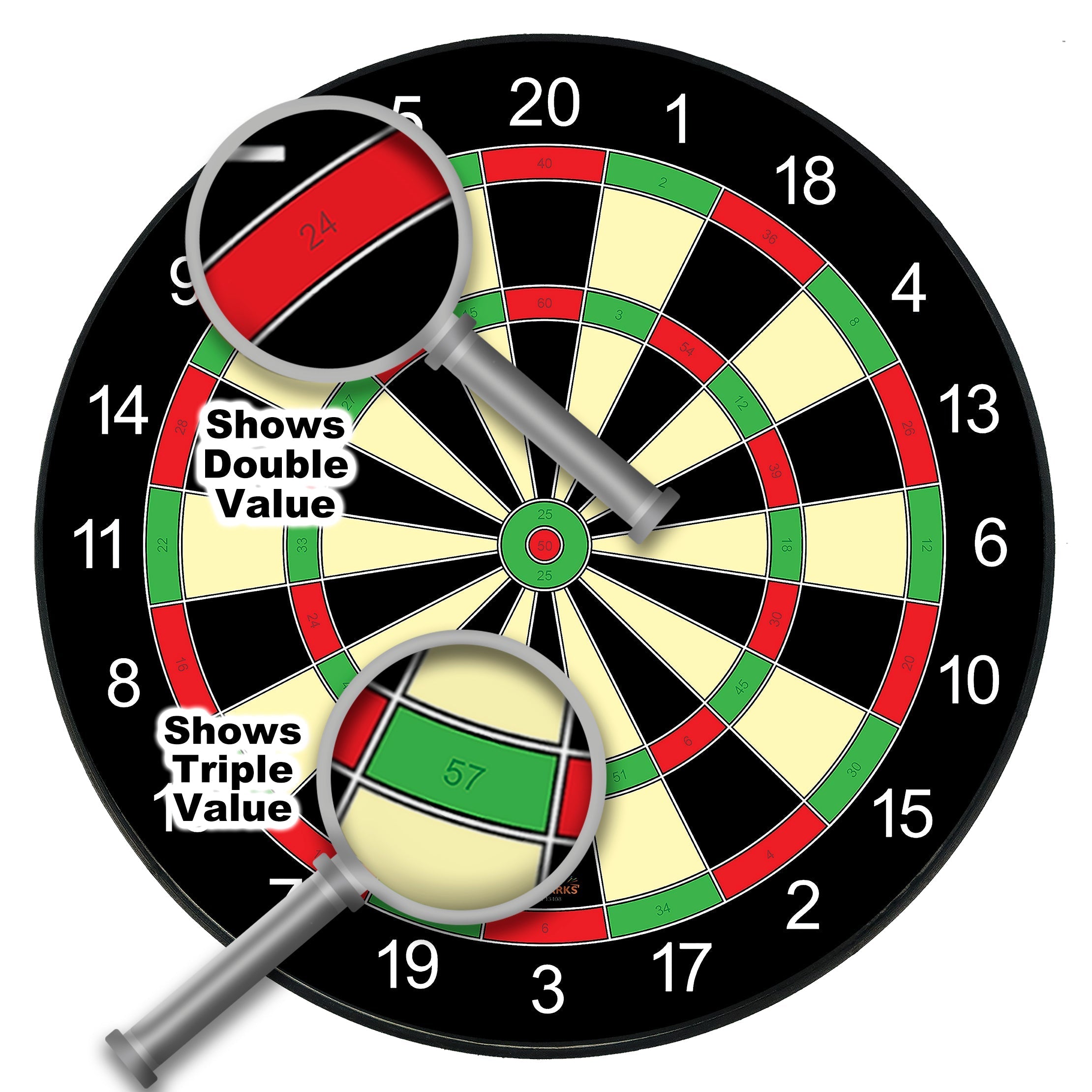 Funsparks Magnetic Dart Board Magno Darts