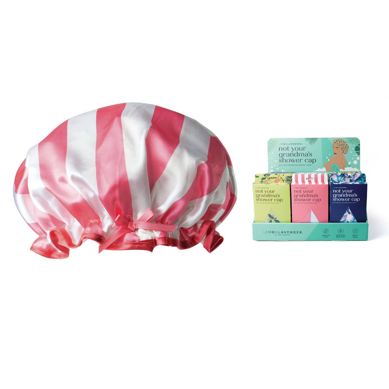 DM Merchandising - Lemon Lavender Not Your Grandma's Shower Cap