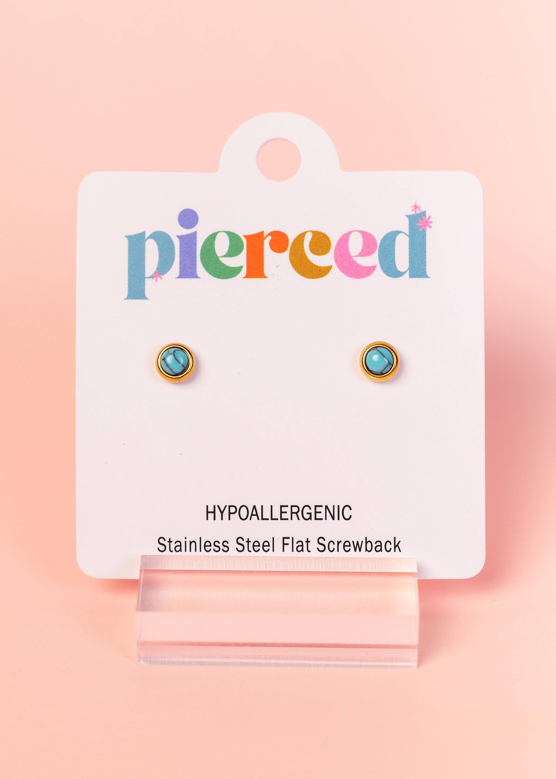 Pierced Co - Turquoise Stud