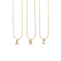 Brenda Grands Waterproof Jewelry - Waterproof Dainty Gold Initial Necklace