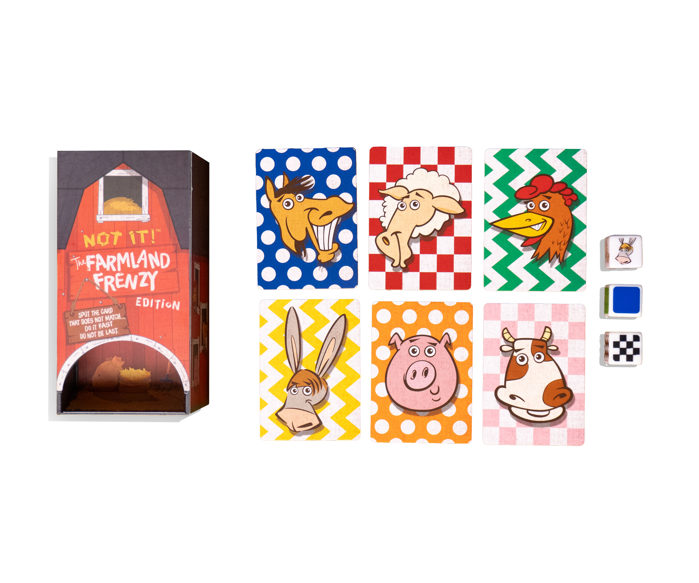 The Good Game Company - Not It! Farmland Frenzy - Pigs, Cows, Horses, & Chickens