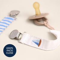 Itzy Ritzy Itzy Clip™ Fabric Pacifier Strap