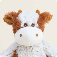 Warmies: America’s Favorite Microwave Plush Brand - Cinnamon Latte Cow Warmies