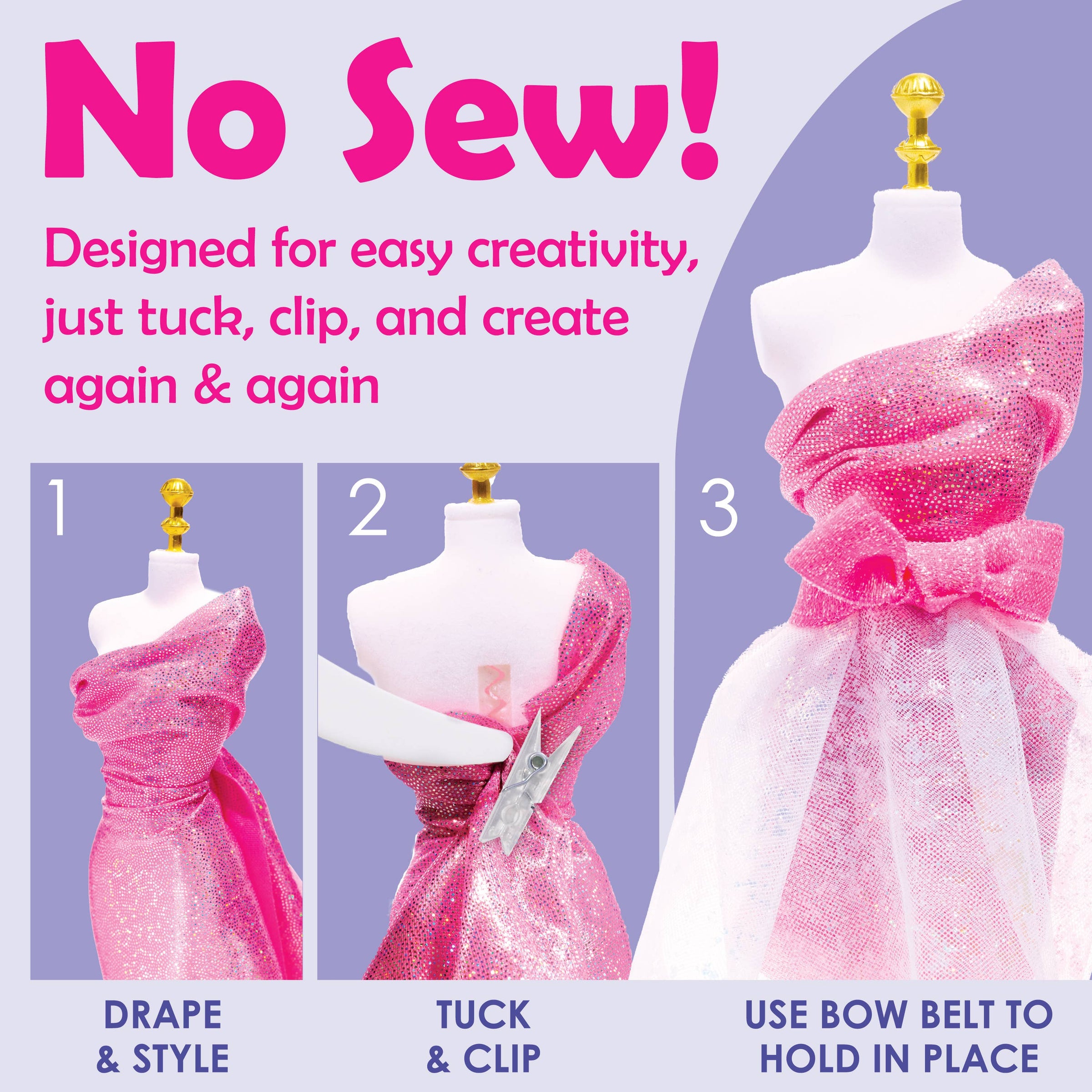 Faber-Castell / Creativity for Kids - Designed By You Glam Fashion Design Studio Craft Kit