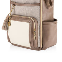 Itzy Ritzy Vanilla Latte Boss Plus Backpack Diaper Bag