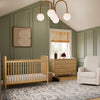 Namesake Liberty 3-in-1 Convertible Spindle Crib with Toddler Bed Conversion Kit