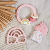 Itzy Ritzy Ritzy Rattle™ Silicone Teether Rattles