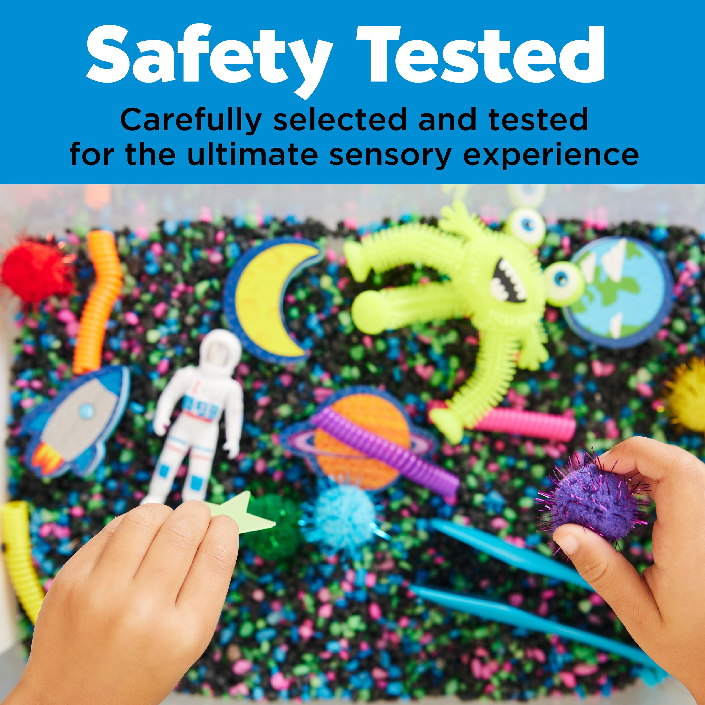 Faber-Castell / Creativity for Kids - Sensory Bin Outer Space Activity Bin for Kids