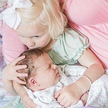 Cherished Moments - Sterling Silver Little Sister Bracelet with Heart Baby Gift