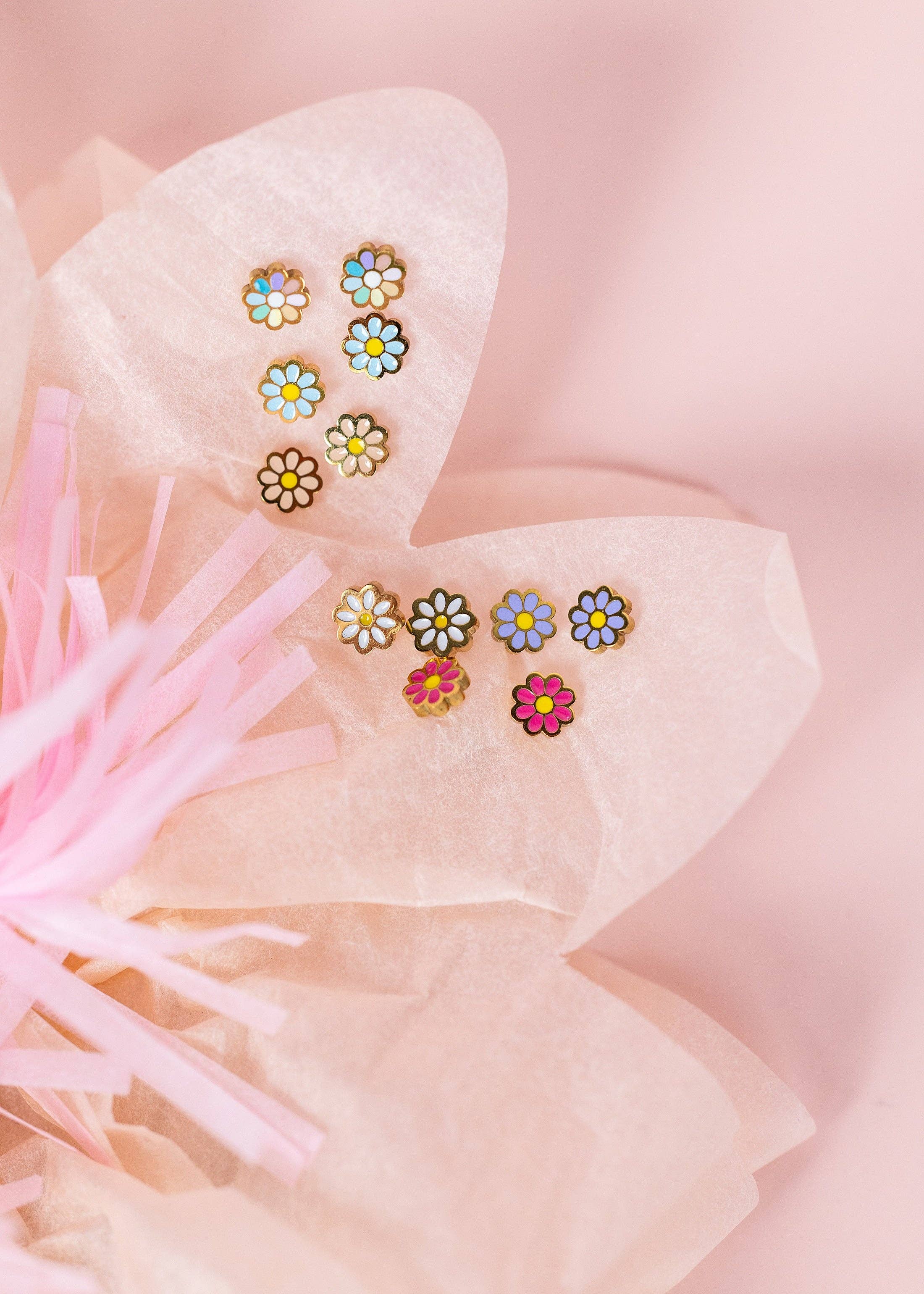 Pierced Co - Tiny Rainbow Daisies