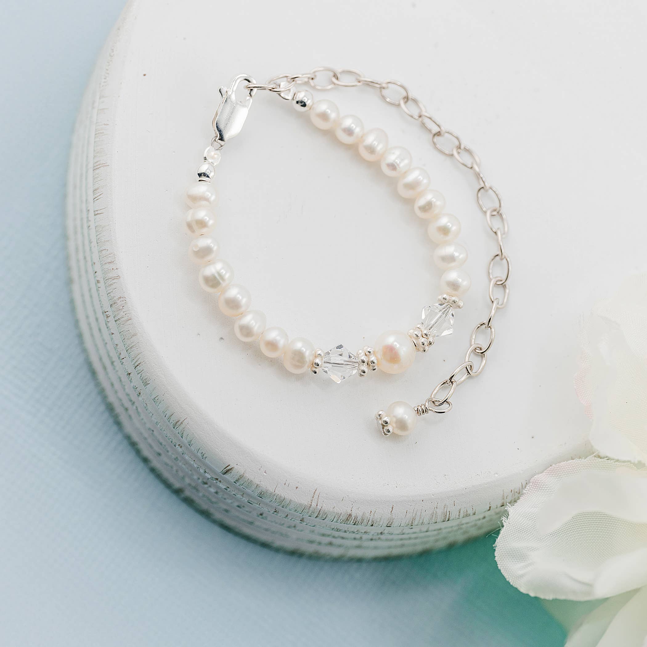 Cherished Moments - Cherished Babe to Bride Sterling Silver Baby Bracelet Gift