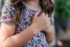 Cherished Moments Little Girls14K Gold-Plated Pearl Baby Bracelet for Kids