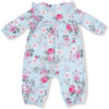 Angel Dear Charlotte Floral Ruffle Sleeve Romper