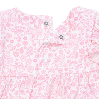 Angel Dear Baby Woodland Ruffle Sleeve Snap Romper