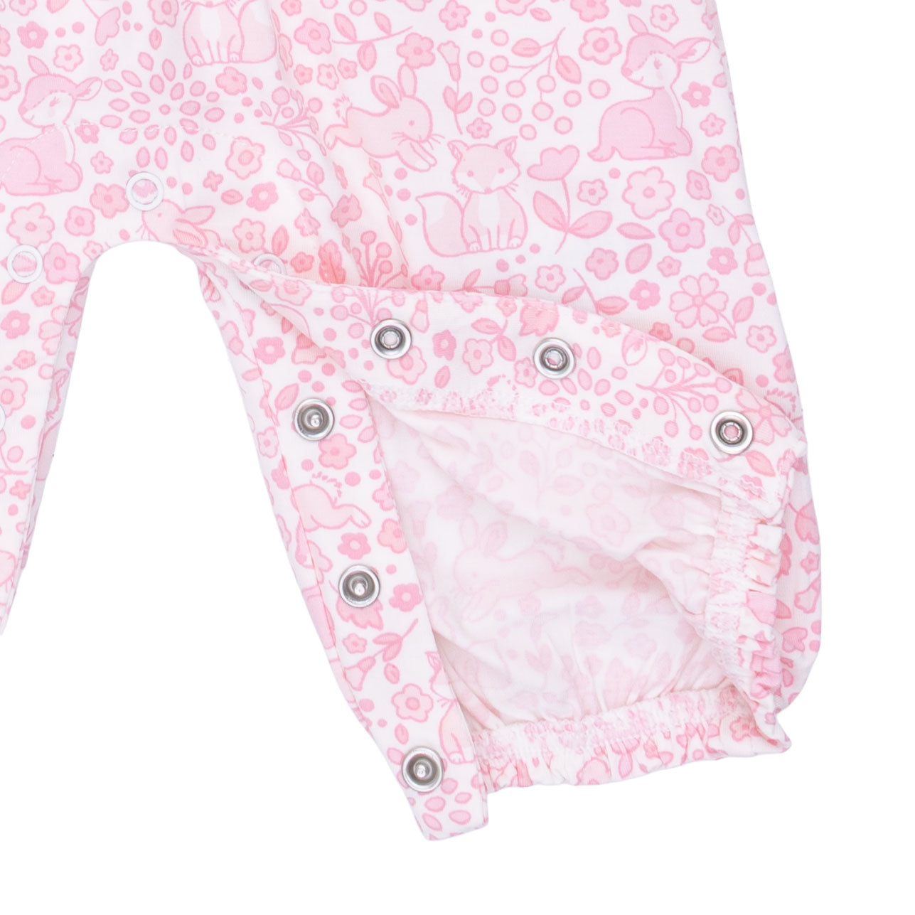 Angel Dear Baby Woodland Ruffle Sleeve Snap Romper