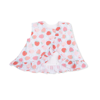 Angel Dear Strawberry Bliss Ruffle Back Top & Bloomer