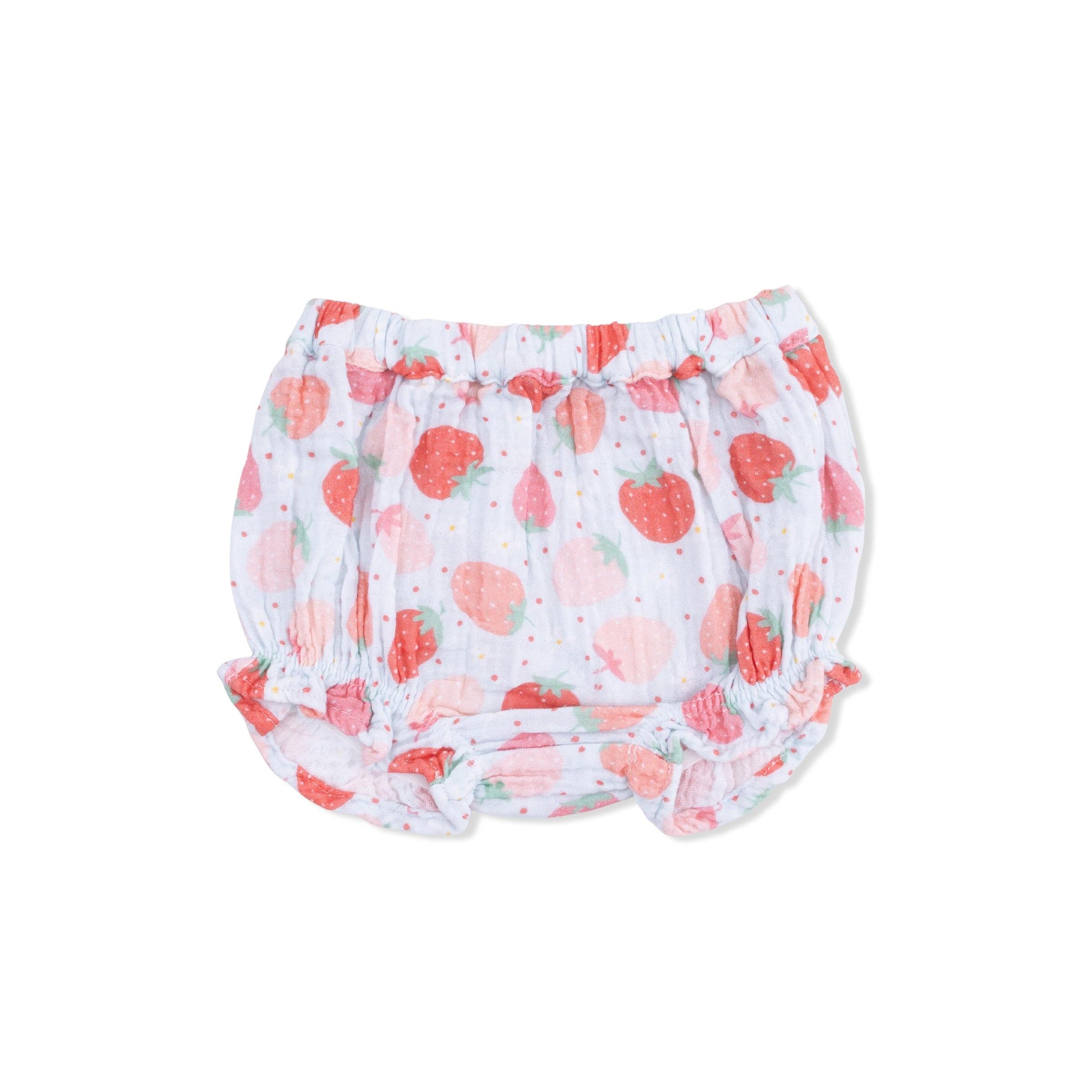 Angel Dear Strawberry Bliss Ruffle Back Top & Bloomer