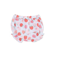Angel Dear Strawberry Bliss Ruffle Back Top & Bloomer