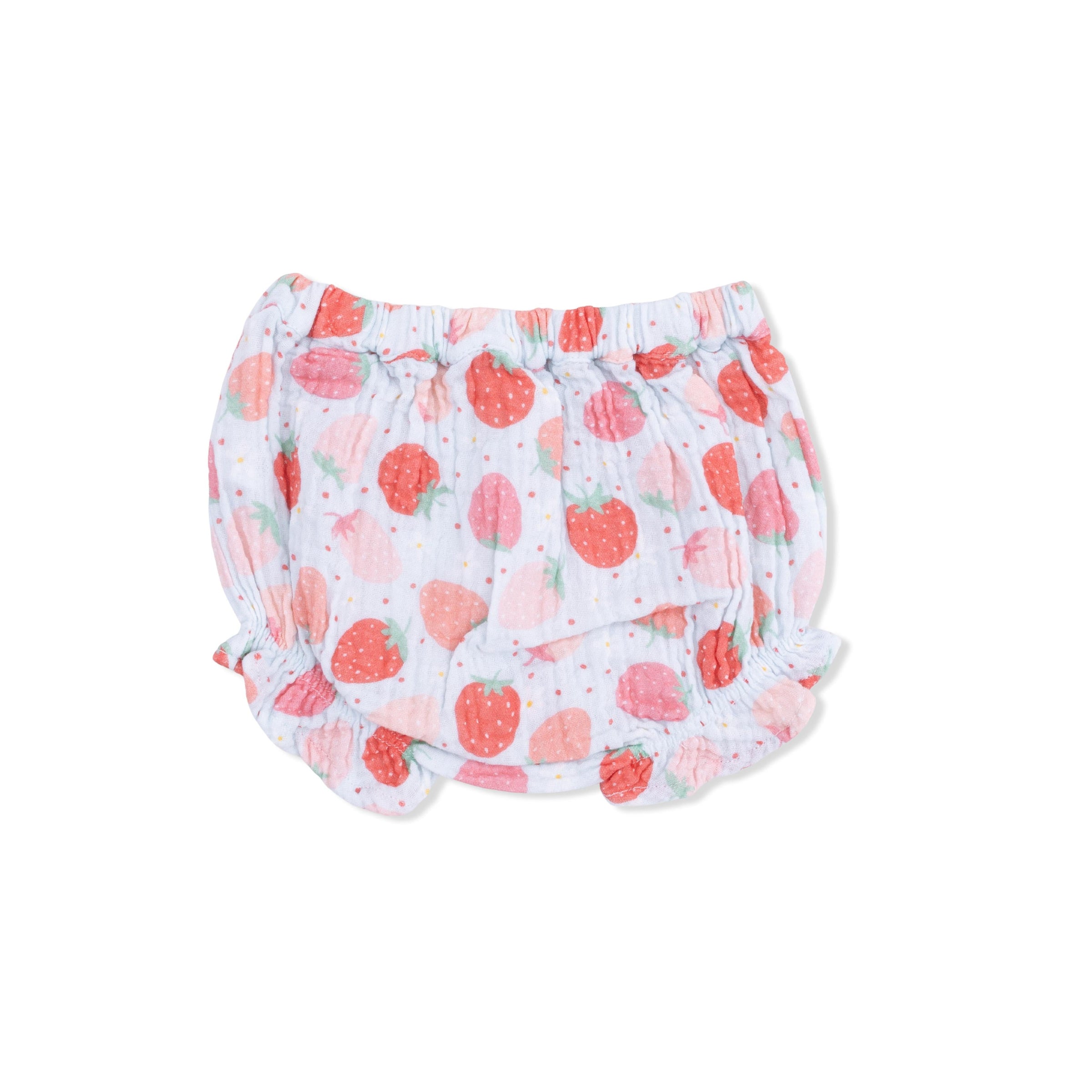 Angel Dear Strawberry Bliss Ruffle Back Top & Bloomer