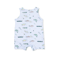 Angel Dear Fishing Sleeveless Shortie Romper