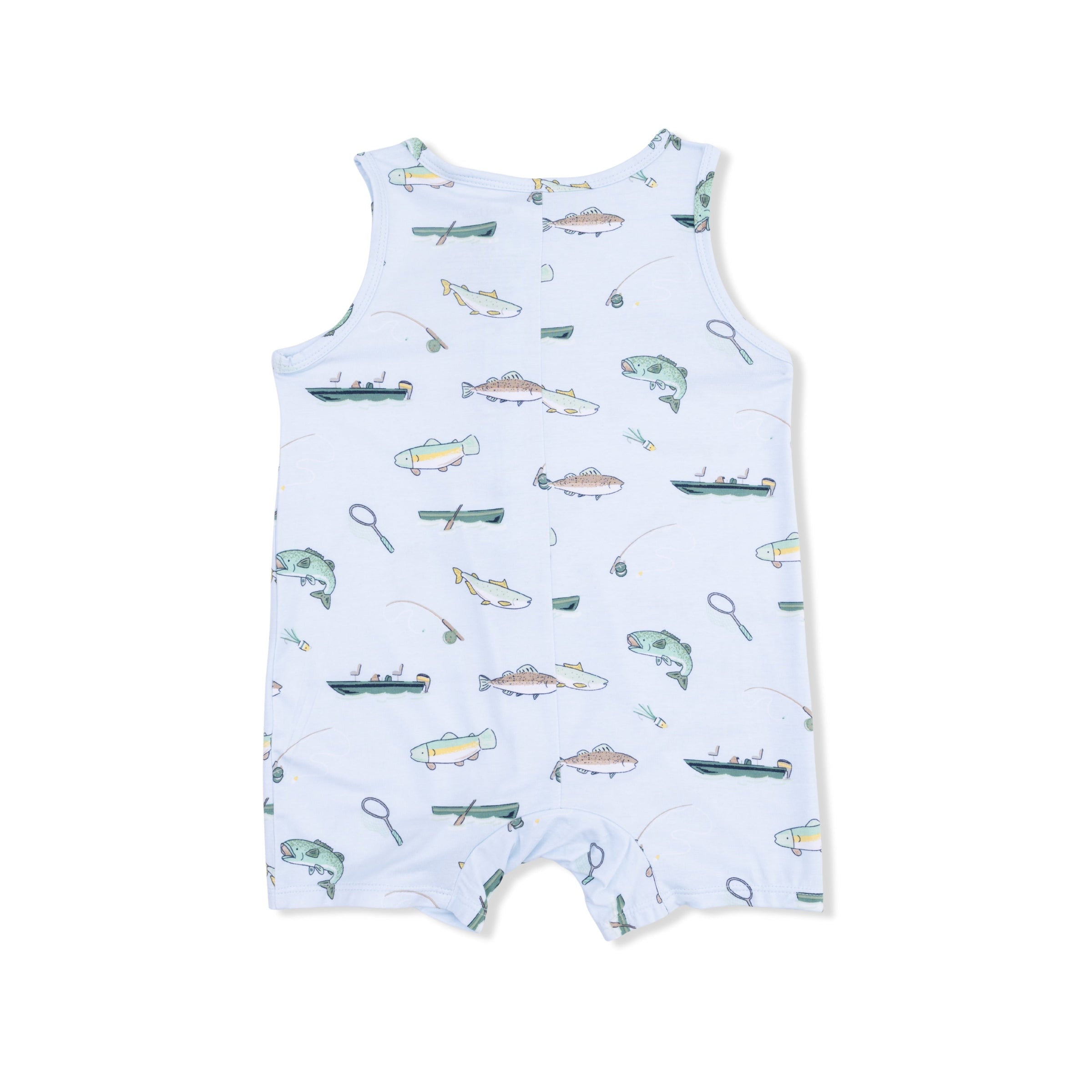 Angel Dear Fishing Sleeveless Shortie Romper
