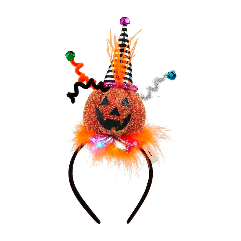 Mud Pie Pumpkin Light Up Headband