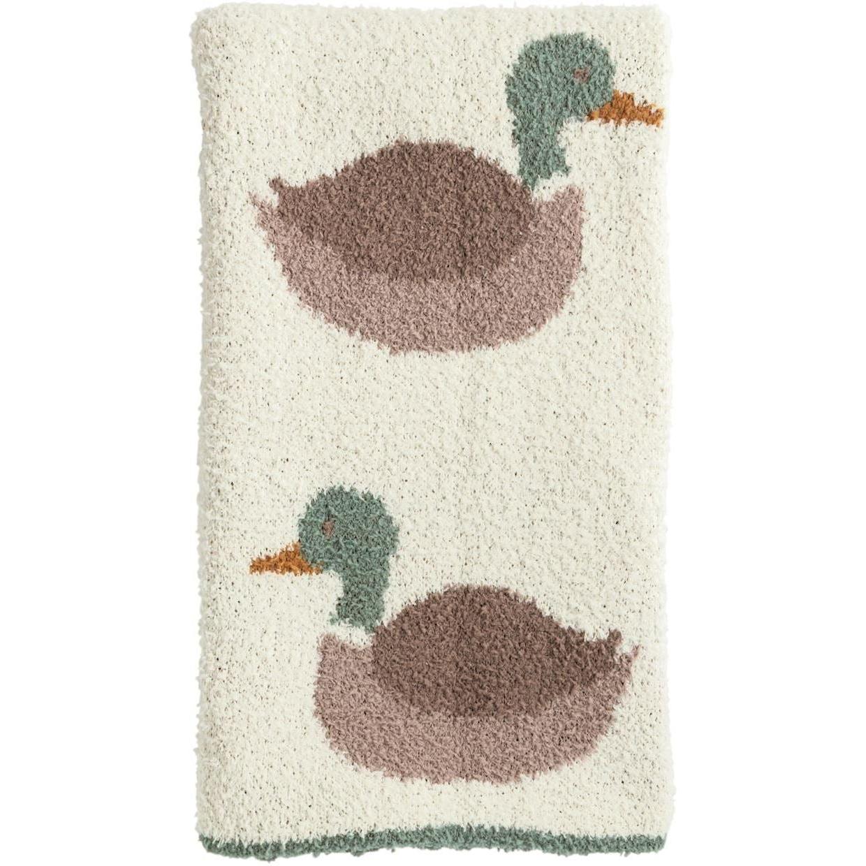 Mud Pie Mallard Chenille Blanket