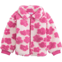 Mud Pie Flower Sherpa Jacket