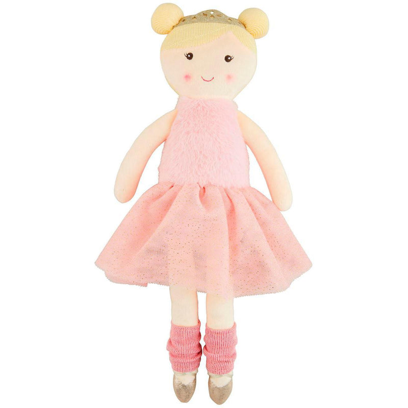 Mud Pie Blonde Ballerina Doll