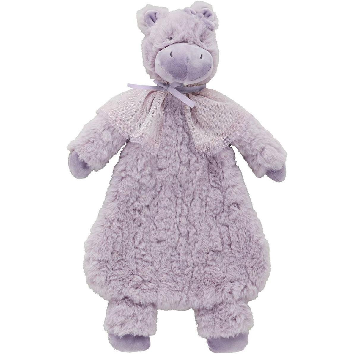 Mud Pie Hippo Princess Plush Woobie