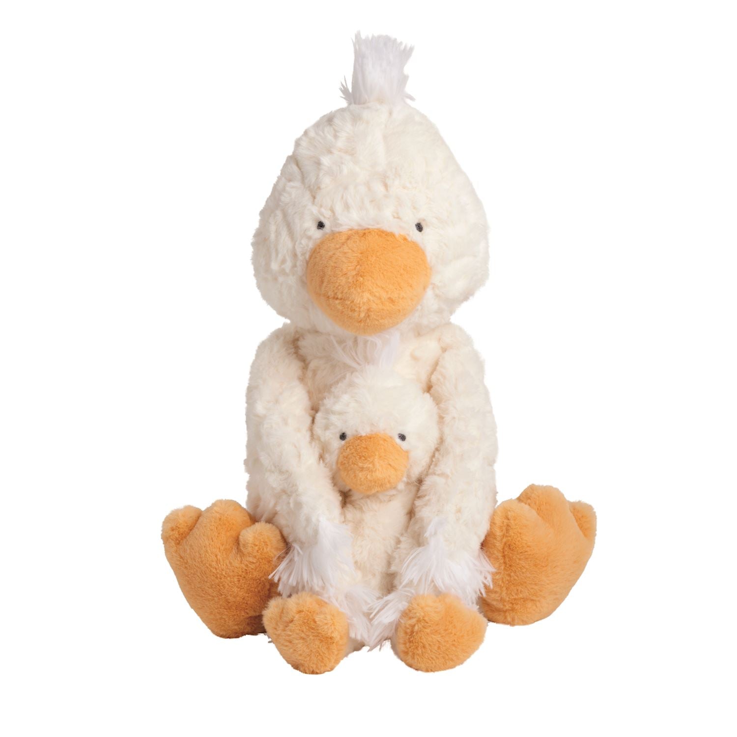 Mud Pie Mama & Baby Duck Plush Set