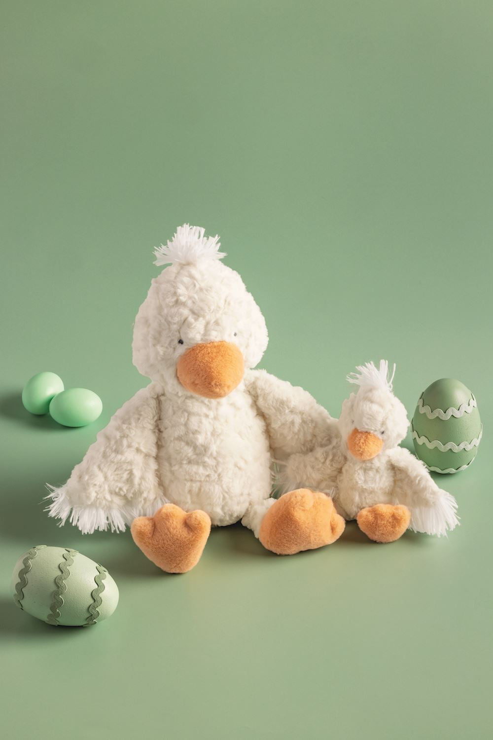 Mud Pie Mama & Baby Duck Plush Set