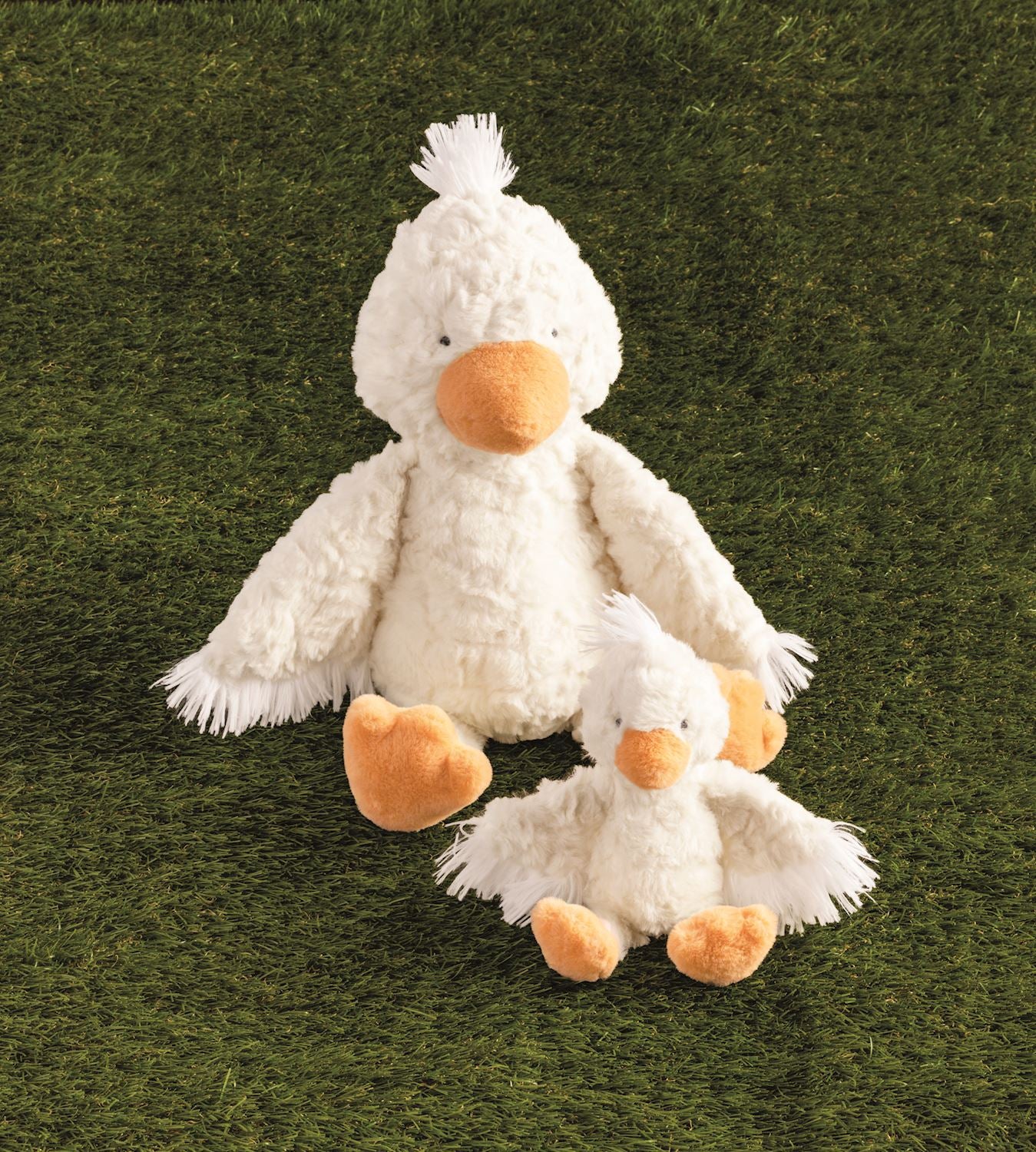 Mud Pie Mama & Baby Duck Plush Set