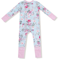 Angel Dear Charlotte Floral 2 Way Zipper Romper