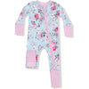 Angel Dear Charlotte Floral 2 Way Zipper Romper