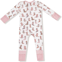 Angel Dear Future Cowgirl 2 Way Zipper Romper
