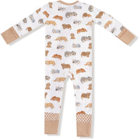 Angel Dear Napping Puppies 2 Way Zipper Romper