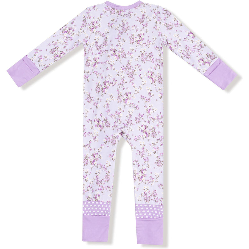 Angel Dear Sweet Dream Florals 2 Way Zipper Romper