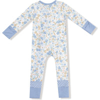 Angel Dear Sweet Rose Calico 2 Way Zipper Romper