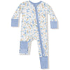 Angel Dear Sweet Rose Calico 2 Way Zipper Romper